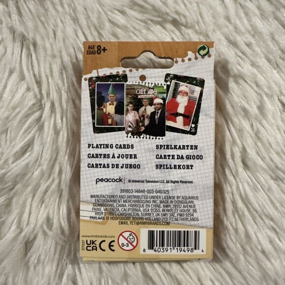 Peacok The Office Holiday playing card deck NEW Jeu De Cartes - Picture 2 of 4